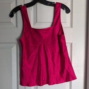 Women's hot pink lingerie silk tank size Medium